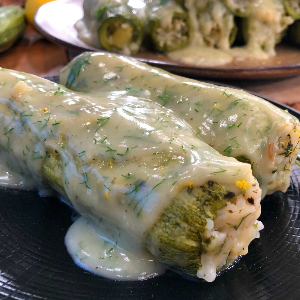 Zucchini stuffed