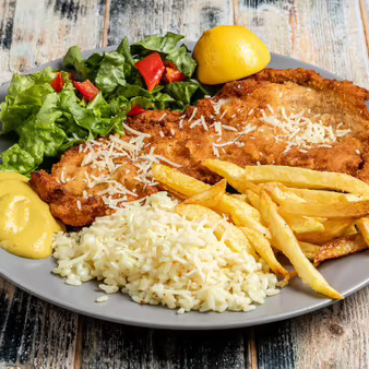Pork schnitzel